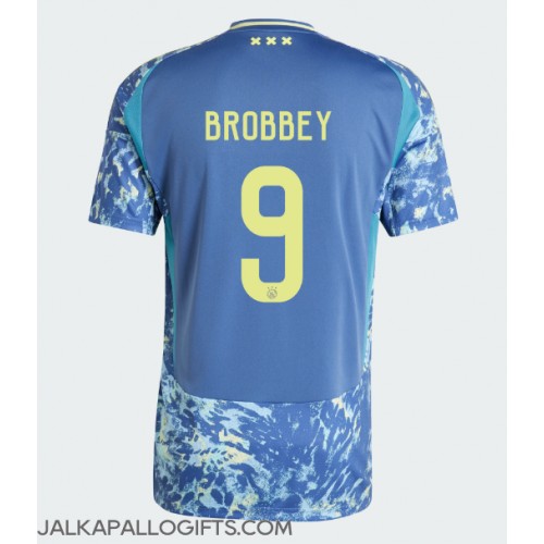 Ajax Brian Brobbey #9 Vieraspaita 2024-25 Lyhythihainen